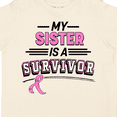 thumbnail image 4 of Inktastic My Sister is a Survivor Breast Cancer Awareness Boys or Girls Toddler T-Shirt, 4 of 5