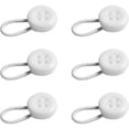 thumbnail image 1 of CUITING Rallonge de Bouton en Tissu 18 Pcs Rallonge de Bouton de Cou pour Chemise Habillée Homme Confortable Col à Nouer Extension de Col de Chemise Noir, 1 of 7
