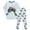 ZZ03-Light Green, variant on Ulanda Cozy Pajamas For Little/Big Boys Blue Shark Pattern Long Sleeves Holiday PJs Set Kid Size 6-18 (Black, 6-7 Years)