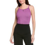 Sandro womens Sweater Bodysuit, 3, Purple