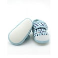 thumbnail image 4 of OUMY Baby Newborn Girls Boy Soft Soled Cloth Crib Shoes Prewalker 0-18M, 4 of 5