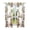 Cute Bear with Tree, variant on Sheer Curtains 2 Panels Set Grommet Drapes Window Treatments Light Filtering for Bedroom Living Room W42 x L63 Sketches Numbers and Character