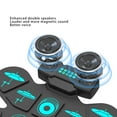 thumbnail image 3 of Juego De Almohadillas De Batería Eléctrica Electrónica Para Niños, 9 Almohadillas Enrolladas, Herramienta De Práctica Con Palos, Conector Para Auriculares, Pedales De Altavoz, 3 of 7