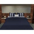 thumbnail image 4 of BedDecor Radiance Diamond Dreams Cotton Duvet Set with Exquisite Elegance and Embroidered Allure(Navy Blue, Full/Queen), 4 of 5