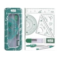 thumbnail image 1 of Règle de Dessin Protracteur Vert, 1 of 5