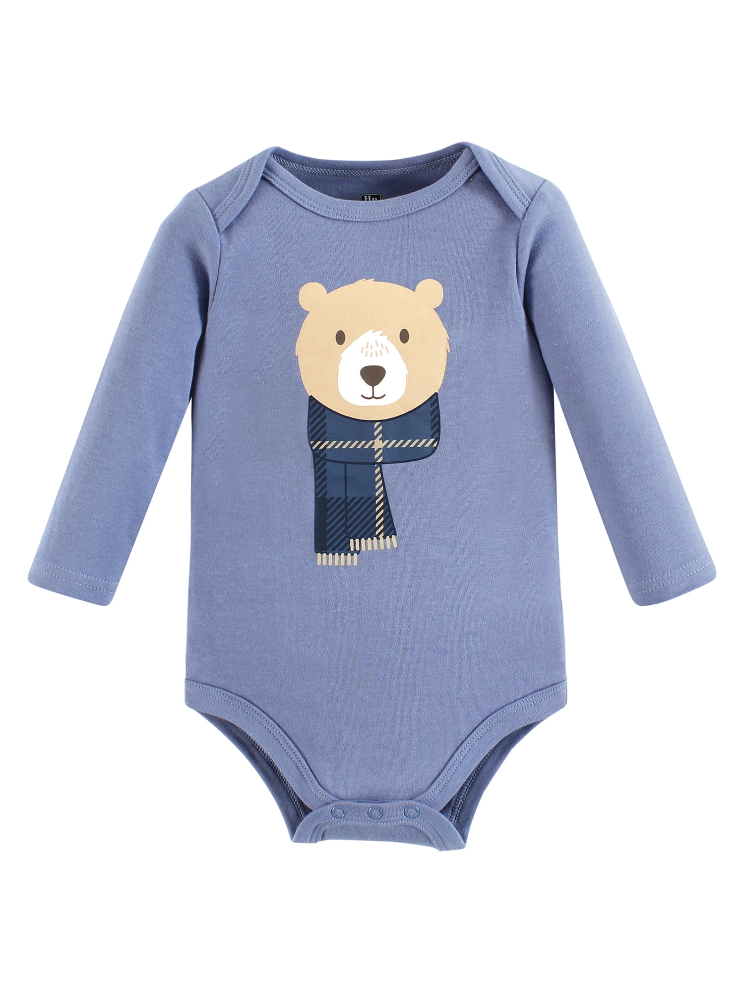 Hudson Baby Long Sleeve Bodysuit And Pant Set with Shoes, 0-18 Months