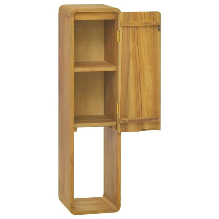 Teak wall mounted cabinet deals