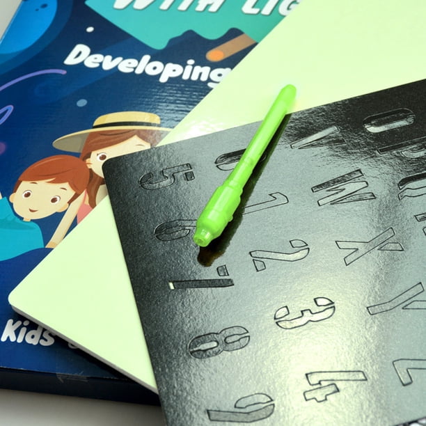 Tablero De Pintura, Interesante Tablero Fluorescente Reutilizable Con Tablero Hueco Para Bolígrafo Para Mejorar La Imaginación Y La Capacidad Creativa De Los Niños