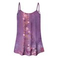 thumbnail image 4 of LYXSSBYX Tank Top for Women Clearance Women's Fashion Printed Vest Sleeveless Blouse Rond-neck Suspenders Tops, 4 of 4