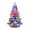 Multicolor, variant on Dserfhy Faux Crystal Christmas Tree Figurine Mini Artificial Crystal Tree Tabletop Ornament for Winter Holiday Home Decor
