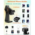 thumbnail image 6 of HPZZ Phone Tripod, 70" Selfie Stick Tripod Stand Cell Phone Tripods with Remote Phone Holder Carry Bag, Aluminum Alloy Selfie Stick Tripod, Compatible with iPhone Samsung GoPro Smartphone, 6 of 7