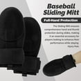 thumbnail image 3 of Baseball Sliding Mitt Universal Right or Left Hand Baseball Sliding Glove Sliding Mitt Youth Sizes,Neoprene,Adjustable Wrist Compression Strap, 3 of 10