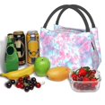 thumbnail image 3 of Easygdp Tie Dye Bolsa de Almuerzo Insulada Reutilizable, Bolsa de Mano y Bandolera para Oficina, Trabajo, Viajes, 3 of 6