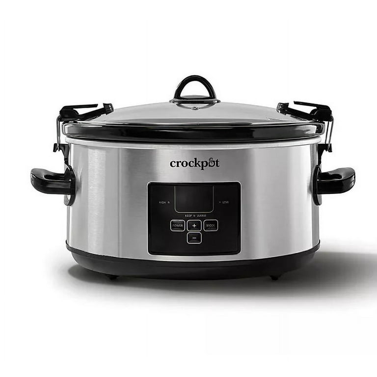 Crock-Pot® Stainless Steel Countdown Programmable Slow Cooker