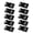 Black, variant on 10Pcs Quick Release Plastic Buckles for Easy DIY Crafting and Gear Customization