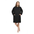 thumbnail image 2 of Flyingstar Woman Sweatshirt Dress, Casual Ladies Pullover, Juniors Hoodie Dress with Kangaroo Pocket, One Size, Black, 2 of 7