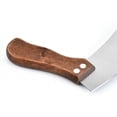 thumbnail image 4 of Cortador De Pizza Grande, Cuchillo Para Picar Pizza De Acero Inoxidable De 35 Cm Con Mango De Madera,11 Feliz Sencillez, 4 of 5