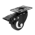 thumbnail image 2 of Caster Wheel, 1.5 Inches Mute Universal Directional Brake Caster Wheel Furniture Accessory, 2 of 7