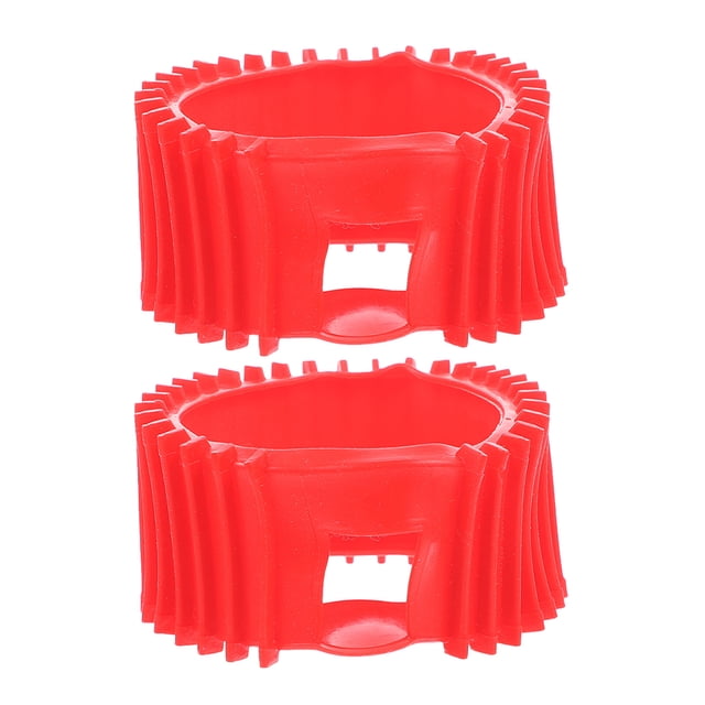 Miangastore Tank Acetylene Regulator Red Silicone 2Pcs 2.36X2.36X1.30in