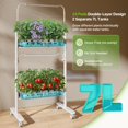 thumbnail image 3 of SUNCOZE 2-Tier Hydroponics Growing System Kit with 24 Pods – Full Spectrum Grow Lights Hydroponics System equipped with smart controller, Indoor Herb Garden Kit, 3 of 9