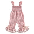 thumbnail image 2 of Onesies 3-6 Months Toddler Girl Ruffle Wide Leg Romper, Sizes 12 Months - 5T, 2 of 7