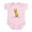 Petal Pink, variant on CafePress - A Is For Alpaca Infant Bodysuit - Baby Light Bodysuit, Size Newborn - 24 Months