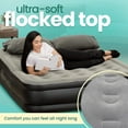 EZ Inflate 16 inch Luxury Inflatable Air Mattress With Built In Pump