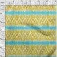 thumbnail image 2 of oneOone Cotton Poplin Fabric Chevron Ikat Printed Craft Fabric BTY 56 Inch Wide, 2 of 4