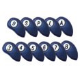 thumbnail image 2 of Cubierta de cabeza de palos de golf Perfecl Piel Sintética Azul 11 Piezas, 2 of 8