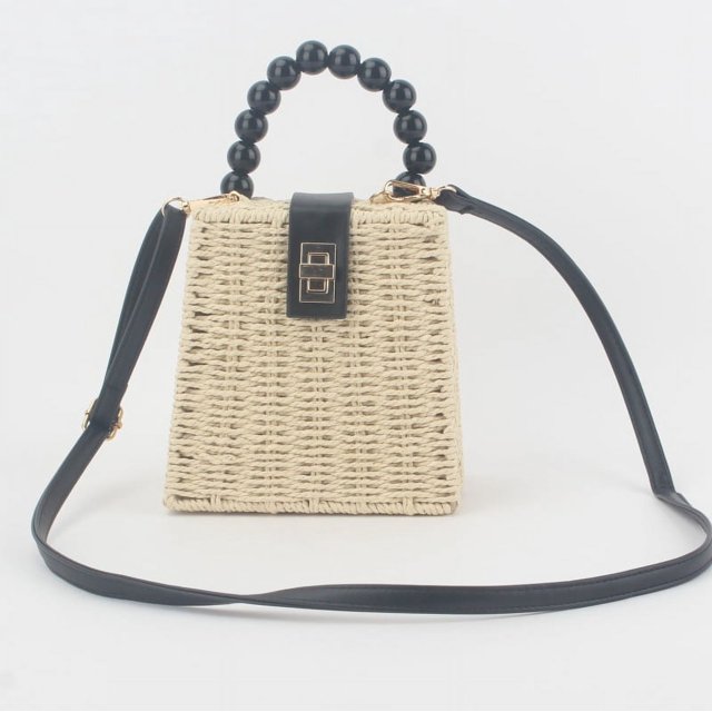 Zhuge Bolso de hombro tejido para mujer, bolso de mano tejido, bolso de mano tejido elegante para playa de verano, bolsos de hombro de 6,29 x 63,93 x 6,29 pulgadas (beige)