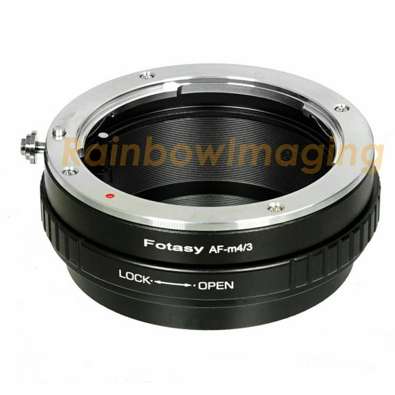 Fotasy Sony A-Mount AF Lens to Micro 4/3 Adapter, fits Olympus E-PL6 E-PL7 E-PL8 OM-D E-M1 I II E-M1X E-M5 I II III E-PM2 E-PM1 PEN-F/ Panasonic G7 G9 GF6 GF7 GF8 GH4 GH5 GM5 GX7 GX8 GX9 GX80 GX85 GX8
