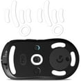 thumbnail image 1 of GHSDFBB 2 Sets of Hyperslides Rounded Curved Edges Mouse Feet, Mouse Skates, Mouse Pads for Logitech G Pro Wireless Gaming Mouse Feet Replacement (0.8mm, Smooth Glide, Pure White PTFE) Pro P, 1 of 7