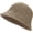 Brown, variant on Women Cloche Bucket Hat  Faux  Felt Hat Winter Warm Church Bowler Cap Ladies Fedora Fall  Round Cap