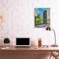 thumbnail image 2 of Stupell Industries Colorful Los Angeles California Architecture Vibrant Landmarks Canvas Wall Art Design by Carla Daly, 24" x 30", 2 of 6