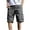 Dark Gray, variant on Jsaierl Mens Cargo Shorts Elastic Waist Outdoor Work Shorts Summer Casual Below the Knee Athletic Shorts with Multi Pockets