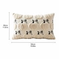 thumbnail image 2 of Halloween Pillow Covers Embroidered Pumpkin Design Fall Pillow Covers Soft Plush Accent for Halloween Decor Home Living Room 1 Pack, 2 of 7
