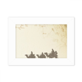thumbnail image 1 of Camel Chinese Painting Silk Road map Photo Mount Frame Picture Art Painting Desktop 5x7 inch, 1 of 3