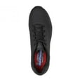 thumbnail image 3 of SKECHERS WORK Men's Relaxed Fit Uno SR - Sutal Soft Toe Slip Resistant Work Shoe Black - 200054-BLK, 3 of 5