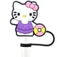 thumbnail image 1 of 10mm Hello Kitty 2D lindos dibujos animados niños temáticos dibujos animados puntas de paja cubre copa Stantly cubierta de paja toppers para regalo de fiesta, 1 of 4