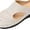 White, variant on Miluxas Women's Breathable Hollow Cutout Wedge Slide Mules, Backless Slip On Platform Orthopedic Walking Clogs, Non Slip Soft Leather Casual Shoes White 9.5(43)
