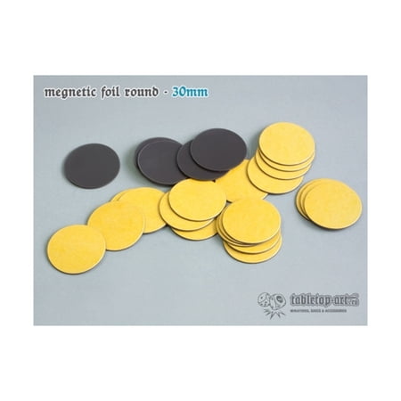 Tabletop Art 30mm Round Magnetic Foil (25) New