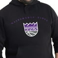 thumbnail image 7 of Men's G-III Sports by Carl Banks Black Sacramento Kings Adaptive Team Arc Fleece Hoodie, 7 of 7