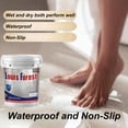 thumbnail image 3 of Epoxy Floor Paint, Epoxy Sand Floor Paint, High Gloss Marble Effect Coating for Concrete, Waterproof, Non-Slip, for Basement, Wood Floors, Garage, Outdoor ,Purple,1kg(32oz), 3 of 7