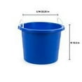 thumbnail image 2 of United Solutions Rope Handle Tub, 19 Gal, 2 Pack, Heavy-Duty, Black, 2 of 6