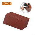 thumbnail image 2 of 10Pcs 93x185mm Square Sandpaper 8-hole Hook Loop Flocking Abrasive Polishing, 2 of 7