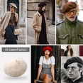 thumbnail image 3 of Sonducket Boina transpirable gorros de punto estilo coreano sombrero clásico otoño romántico a prueba de viento sombreros suministros de ropa Type3 NO3, 3 of 6