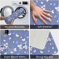 thumbnail image 4 of Front Door Mat Butterflys Flower Bedroom Entryway Rug Non-Slip Washable Indoor Carpet Doormat Decorative Low Profile Area Rug for Home Living Room Bedroom Laundry Floor Decor, 24 x 16 Inch, 4 of 7