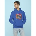 thumbnail image 2 of The 1980's Boombox Hoodie Men -Image by Shutterstock, Male 3X-Large, 2 of 4