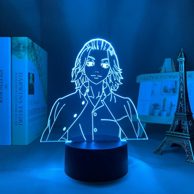 Luz LED Mikeys 3D que cambia de color para niños y niños
