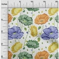 thumbnail image 2 of oneOone Cotton Jersey Forest Green Fabric Floral Quilting Supplies Print Sewing Fabric By The Yard 58 Inch Wide, 2 of 4
